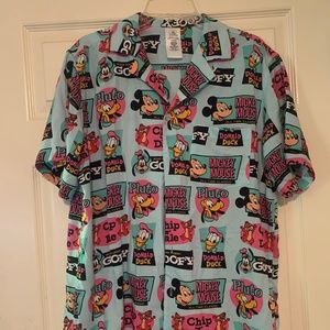 Mickey and Friends button down shirt